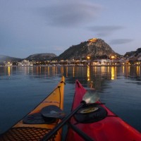 Guiding tour Nafplio-Mpourtze -Arvanitia-Karathona with sea kayak .Start  from Karathona beach paddle under the Palanidi castle to Acronfplia and Bourtzy prison island     -Nafplio Μπούρτζη-Αρβανιτια-Καραθωνα με sea kayak - Ναύπλιο photo4